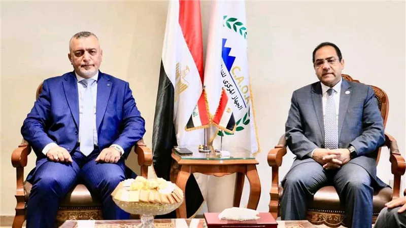رئيس التنظيم والإدارة يستقبل نظيره العراقي ويبحثان تفعيل مذكرة التفاهم في مجال الإدارة العامة