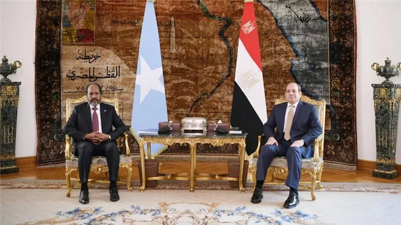رئيس الصومال يبدأ زيارة لمصر اليوم يلتقى خلالها الرئيس السيسى