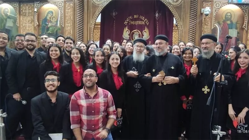 كورال الزقازيق يشارك في نهضة العذراء بالسويس
