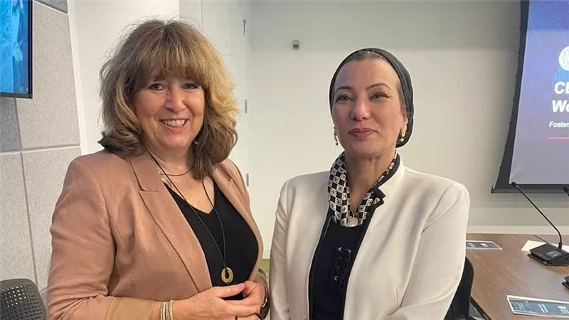وزيرة البيئة تستهل لقاءاتها الثنائية ببحث سبل التعاون مع الأمينة التنفيذية الجديدة لسكرتارية اتفاقية التنوع البيولوجي
