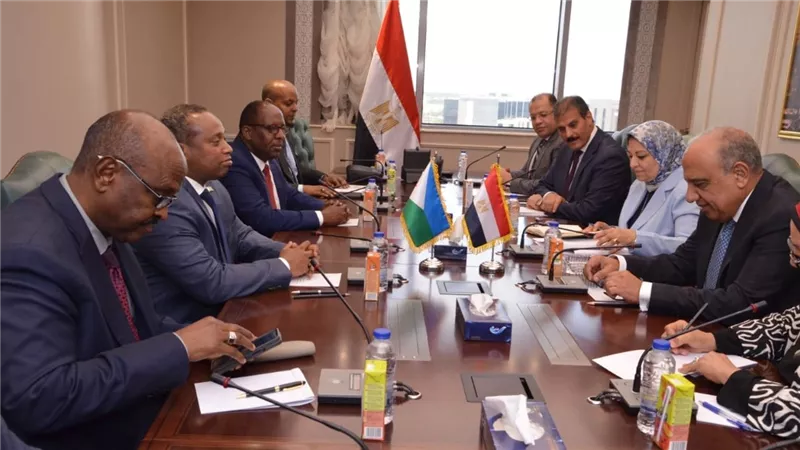 وزير الكهرباء يستقبل نظيره الجيبوتى لدعم وتعزيز التعاون بين البلدين