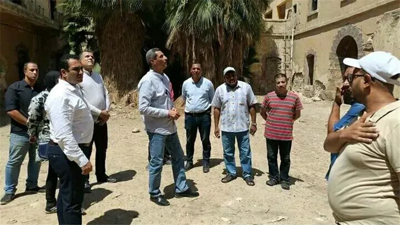 محافظ السويس يتفقد قصر محمد علي 