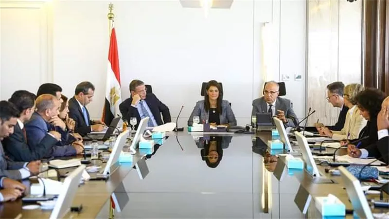 وزراء «التخطيط والري والزراعة» يستعرضون مع بعثة البنك الدولي موقف مشروع التحول الغذائي الزراعي الموائم للمناخ (CRAFT) 