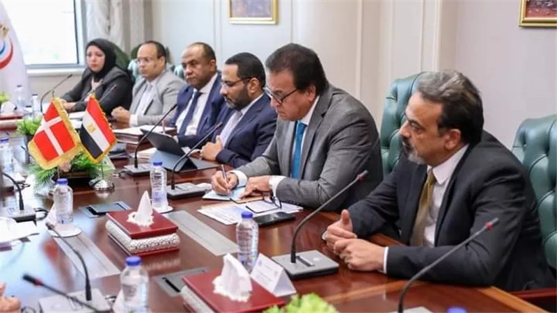 نائب رئيس مجلس الوزراء وزير الصحة والسكان يستقبل سفيرة الدنمارك ووفد شركة نوفونورديسك