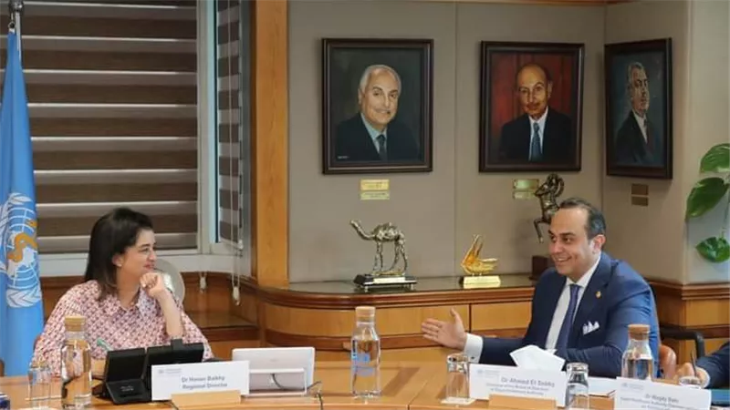 رئيس الرعاية الصحية يلتقي مدير إقليم شمال وشرق المتوسط لمنظمة الصحة العالمية