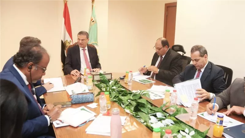 وزير الزراعة يستقبل بعثة البنك الدولي لبحث التعاون المشترك بين الجانبين