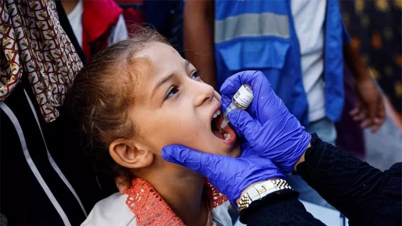 الصحة العالمية: المرحلة الثالثة من تطعيم شلل الأطفال في غزة تبدأ الإثنين