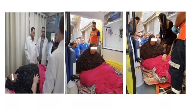 مجلس الوزراء: الاستجابة لمسنة وزنها 250 كجم بالغربية ونقلها للعلاج