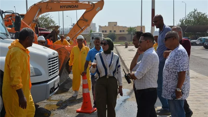 رئيس جهاز مدينة السويس الجديدة تشهد الإستعدادات لإستقبال فصل الشتاء