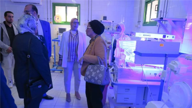 نائب وزير الصحة والسكان تتفقد مستشفى العامرية والمركز الصحي ببرج العرب