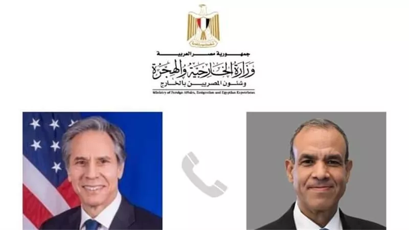 وزير الخارجية والهجرة يجري اتصالاً مع نظيره الأمريكي