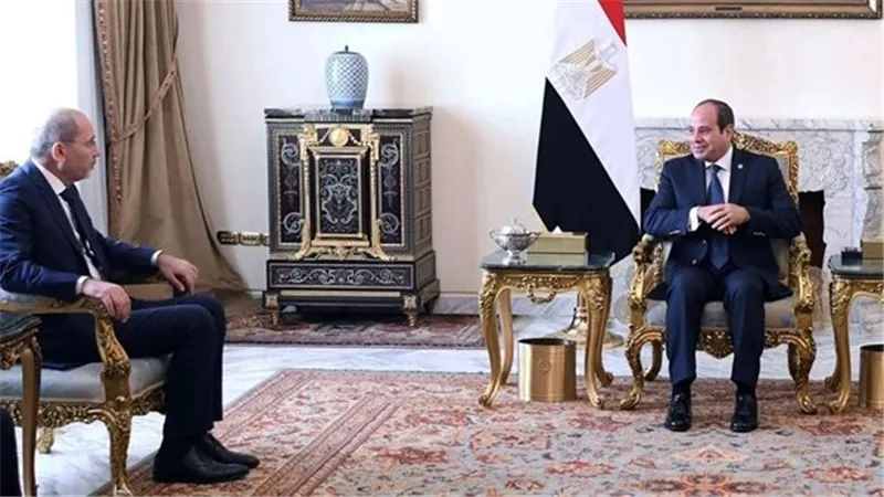 الرئيس السيسى يبحث مع وزير خارجية الأردن الجهود الرامية للتهدئة بالمنطقة