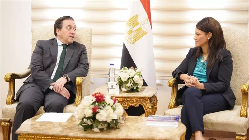 المشاط تلتقي وزير الخارجية الإسباني خلال زيارته لمصر لبحث تطوير العلاقات الاقتصادية المُشتركة