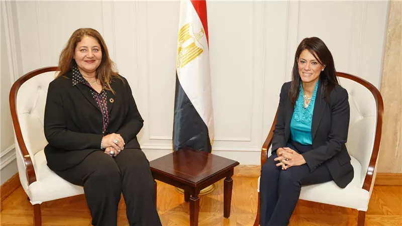 المشاط تلتقي المدير الإقليمي لمركز أبحاث التنمية الدولية لمناقشة فُرص التعاون المشترك