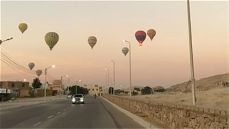 71 رحلة بالون طائر تزين سماء الأقصر تقل 1700 سائح