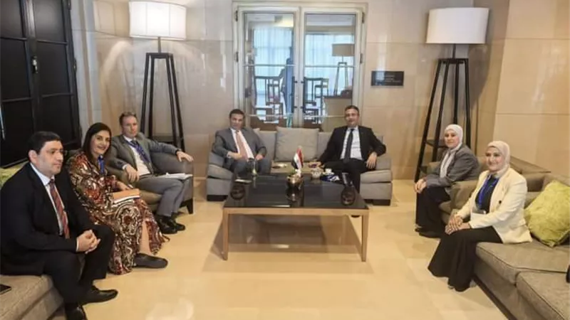  وزير التموين ووزير الزراعة يجتمعان مع وفد برنامج الأغذية العالمي لمناقشة التجربة المصرية في تحول الأنظمة الغذائية