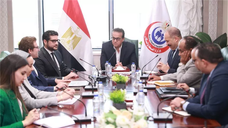  ووزير الصحة يستقبل ممثلي شركة «ميدوك» لبحث سبل التعاون في مجال رقمنة السجلات الطبية