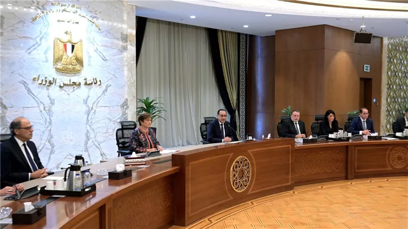 رئيس الوزراء يستقبل مدير عام صندوق النقد الدولي والوفد المرافق لها