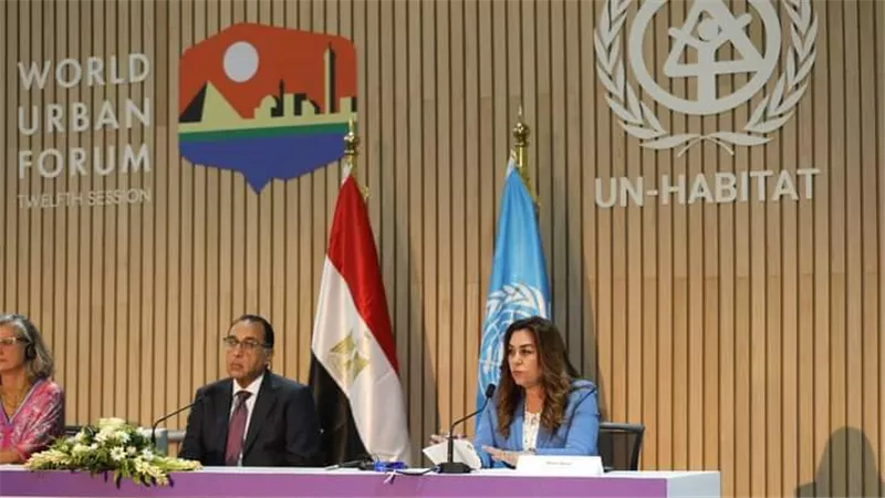 وزيرة التنمية المحلية: المنتدي الحضرى العالمى فرصة لوضع حلول وسياسات فعالة لحل مشكلة تغير المناخ 
