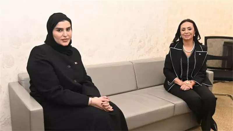وزيرة التضامن الاجتماعي تلتقي وزيرة التنمية الاجتماعية والأسرة في دولة قطر
