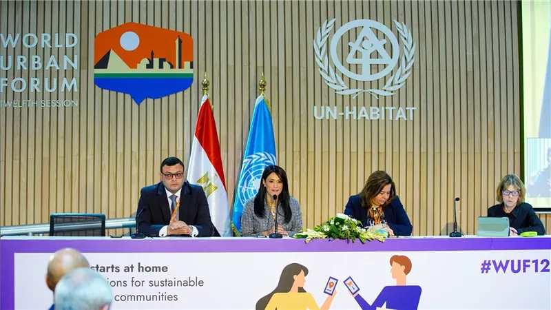 وزيرة التخطيط والتنمية الاقتصادية والتعاون الدولي تشارك في إطلاق استراتيجية العمران الأخضر