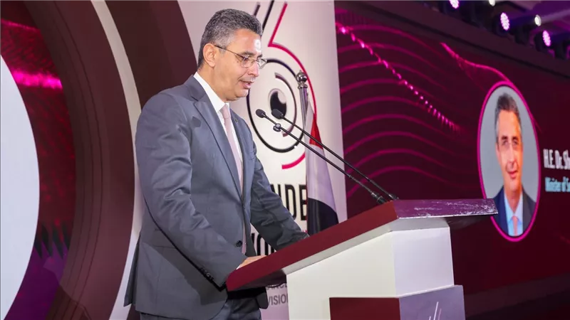 وزير التموين يُلقي كلمته في الملتقي السنوي لصناعة التأمين وإعادة التأمين