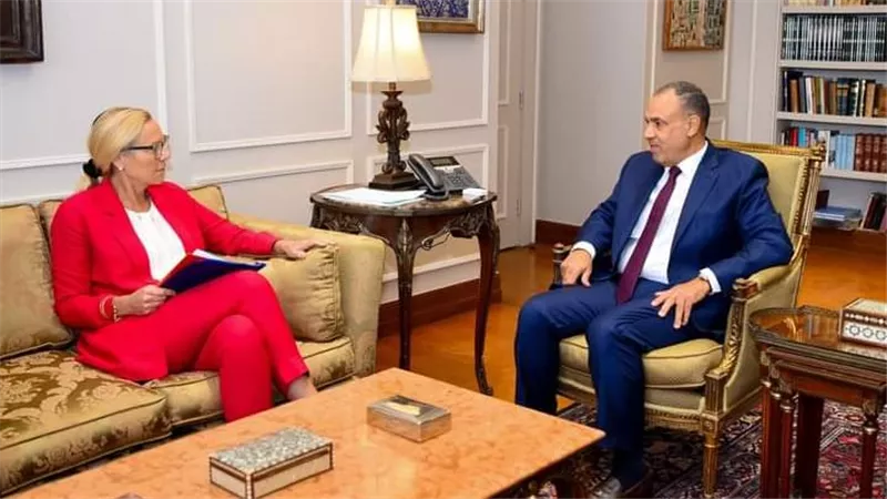 وزير الخارجية يستقبل كبيرة منسقي الأمم المتحدة للشئون الإنسانية وإعادة الإعمار في قطاع غزة