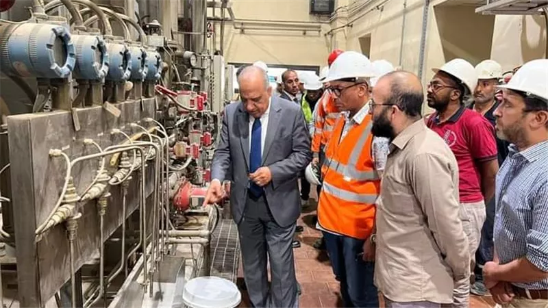 وزير الكهرباء والطاقة المتجددة فى زيارة ميدانية لمحطة توليد كهرباء التبين البخارية