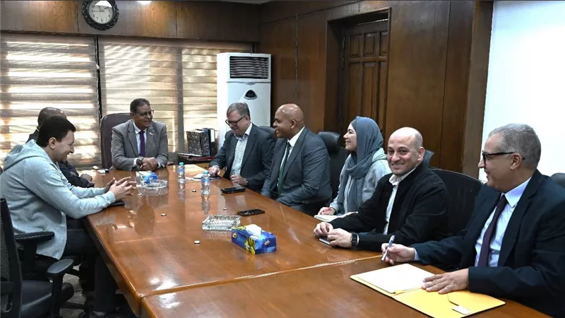 رئيس هيئة الاستشعار من البُعد يستقبل مدير مشروع الابتكار الزراعي بالوكالة الألمانية للتعاون الدولي