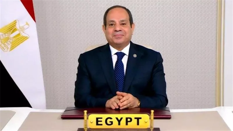 الرئيس السيسى يستقبل رئيس المنتدى الاقتصادى العالمى