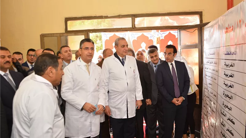 وزير التموين ومحافظ الغربية يتفقدان مطحن العاشر من رمضان بطنطا التابع لشركة مطاحن وسط وغرب الدلتا