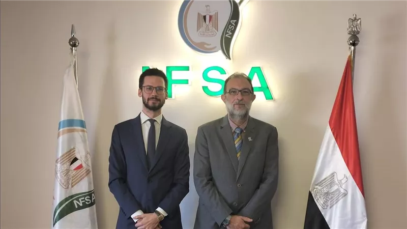 رئيس الهيئة القومية لسلامة الغذاء يلتقي الملحق التجاري بالسفارة النمساوية بالقاهرة لبحث سبل تعزيز التعاون 