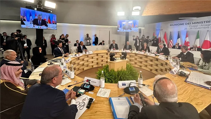 وزير الخارجية والهجرة يشارك في اجتماع وزراء خارجية مجموعة الدول السبع G7