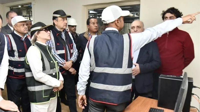 وزيرا قطاع الأعمال والبيئة يتفقدان مشروع معالجة مياه الصرف الصناعي والصحي بشركة النصر للأسمدة