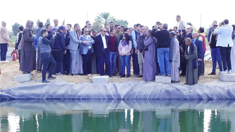 المشاط تتفقد أعمال تطور الري ومحطات الطاقة الشمسية والمدارس الحقلية والزراعية بمنطقة غرب سمالوط