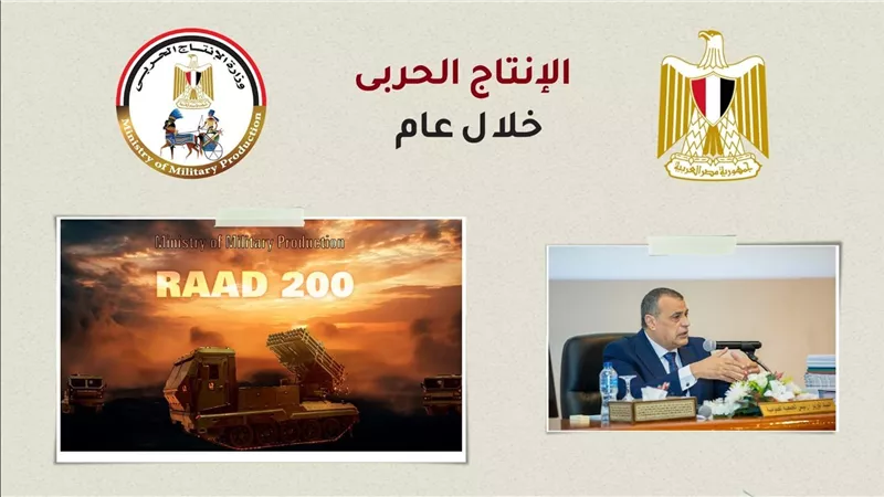 حصاد 2024.. «الإنتاج الحربي » في عام (إنجازات تحققت)