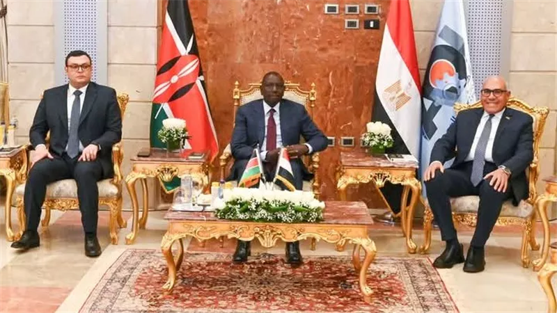 رئيس جمهورية كينيا يزور الهيئة العربية للتصنيع 