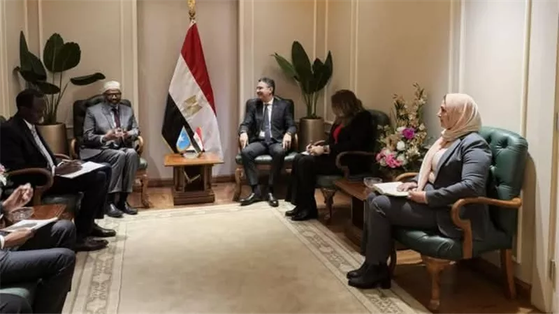  وزير التموين يستقبل وزير الزراعة الصومالي لبحث سبل التعاون المشترك