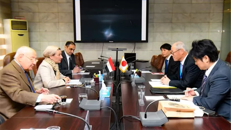 وزيرة البيئة تستقبل السفير الياباني بالقاهرة لبحث سبل التعاون المشترك في مجال تغير المناخ والحد من التلوث البلاستيكي