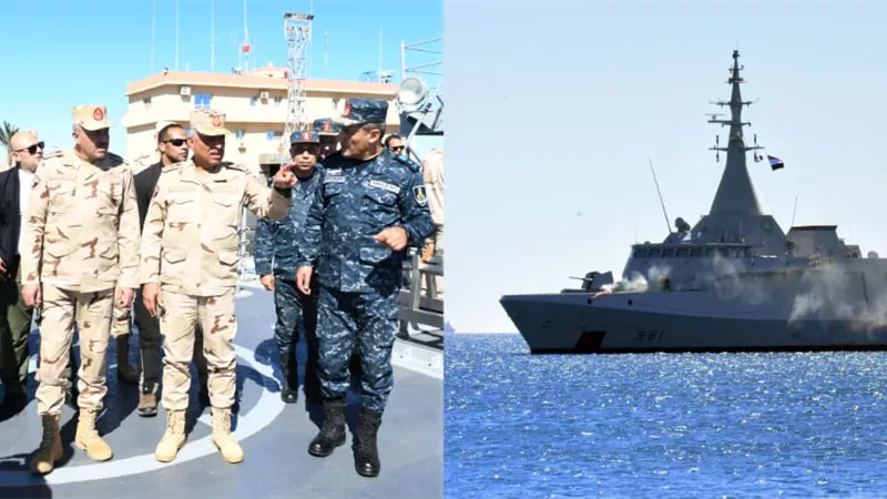  وزير الدفاع والإنتاج الحربى يتفقد قاعدة البحر الأحمر البحرية ويلتقى بعدد من المقاتلين 