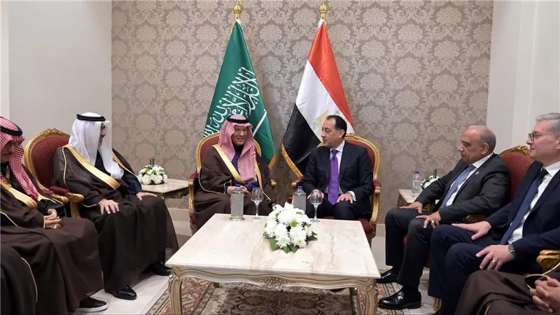 رئيس الوزراء يلتقي وزير الطاقة السعودي الأمير عبد العزيز بن سلمان