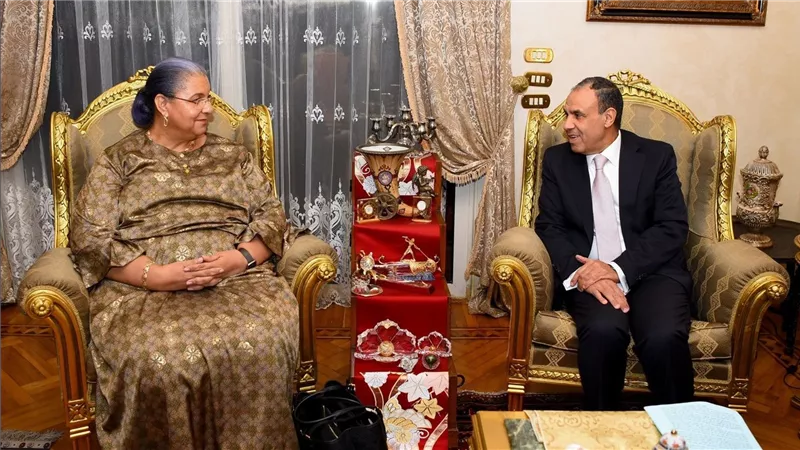 وزير الخارجية والهجرة يستقبل المبعوثة الأممية الجديدة إلى ليبيا