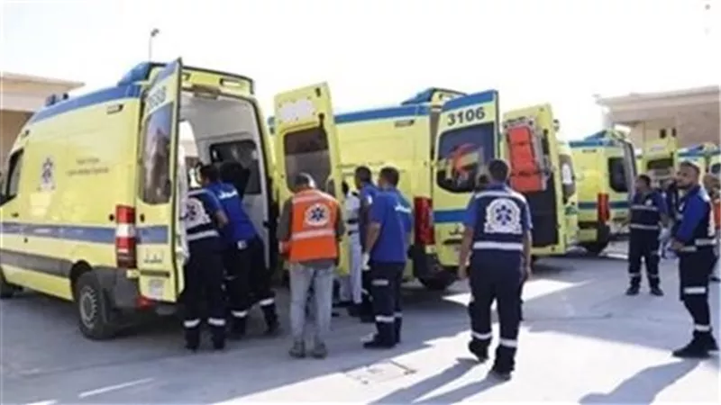 وصول دفعة جديدة من المصابين بقطاع غزة للعلاج فى المستشفيات المصرية