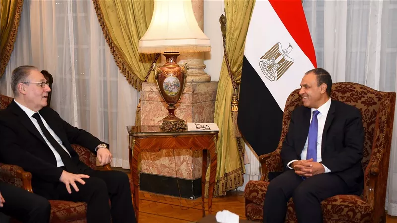 وزير الخارجية والهجرة يستقبل مساعد سكرتير عام الأمم المتحدة ومدير المكتب الإقليمي للدول العربية