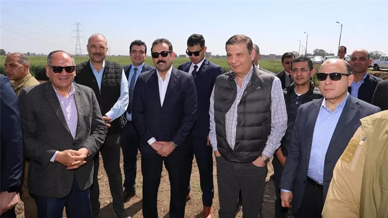 وزير الزراعة ورئيس جهاز مستقبل مصر ومحافظ كفر الشيخ يتفقدون عدد من الأنشطة الزراعية بالمحافظة