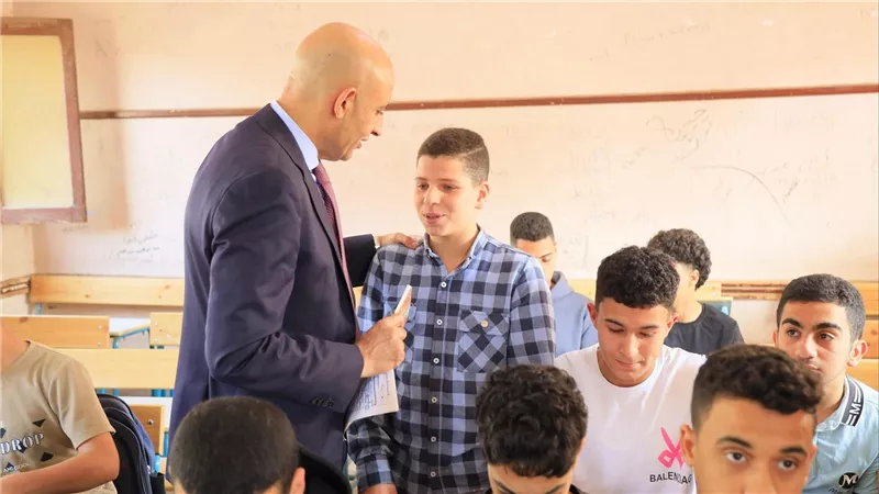 وزير التربية والتعليم يواصل جولاته التفقدية المفاجئة بزيارة مدارس محافظة المنوفية