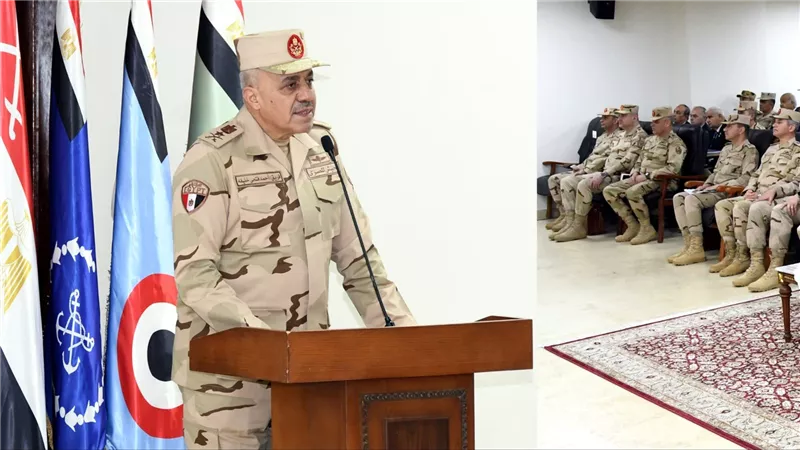 الفريق أحمد خليفة رئيس أركان حرب القوات المسلحة يتفقد الأكاديمية العسكرية للدراسات العليا والإستراتيجية بالقيادة الإستراتيجية  فى العاصمة الإدارية الجديدة