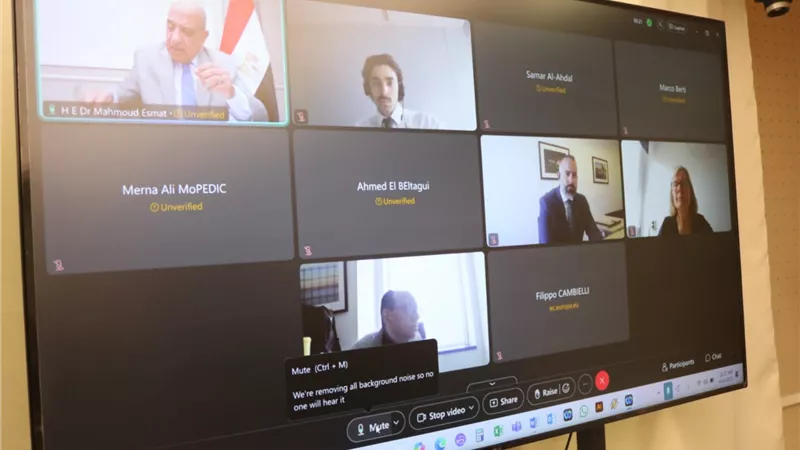  وزير الكهرباء يبحث مع مسئولي المفوضية الأوروبية سبل دعم التعاون والشراكة في مجالات الكهرباء والطاقة المتجددة