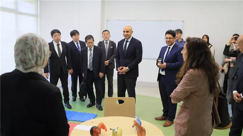 وزير التربية والتعليم يصطحب وفدًا يابانيًا من مجلس التعليم بمحافظة طوكيو في زيارة لمركز ريادة المصري الدولي 