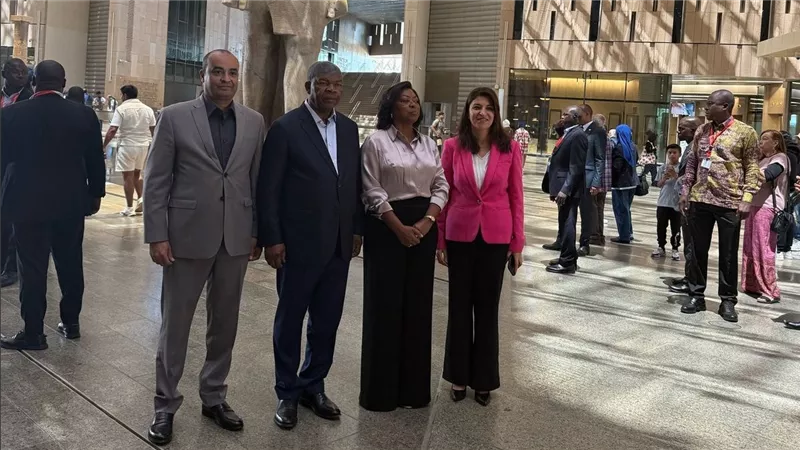 المتحف المصري الكبير يستقبل رئيس جمهورية أنجولا الرئيس الحالي للاتحاد الأفريقي